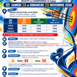 CONCOURS TIR EN SALLE 2X18M